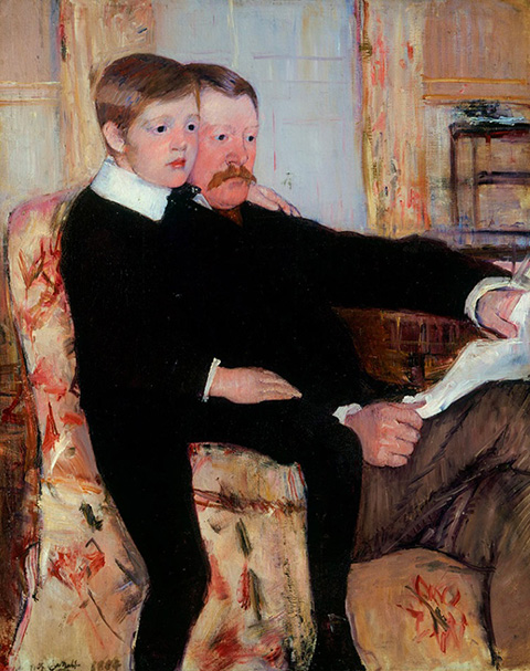 Alexander J. Cassatt et son fils Robert Kelso